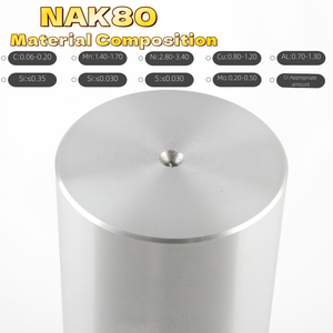 ASTM A681 P21 Thyssen G-Ster NAK80 NAK80 acciaio P21 stampo acciaio Pre-temprato stampo acciaio acciaio NAK80 piastra fornitore - Product Image 5