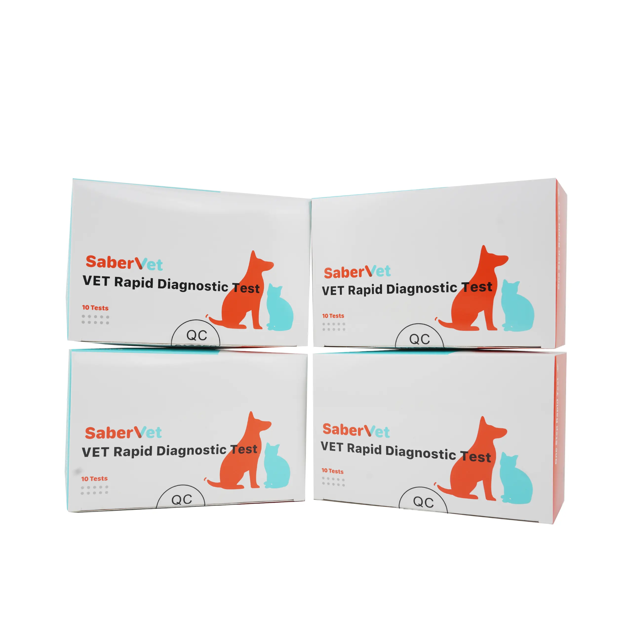 Kit de test pour animaux de compagnie pour chien Rage anticorps Test rapide test de la rage RAB Ab chien soins de santé