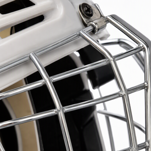 <span class=keywords><strong>Casque</strong></span> de hockey sur gazon pour jeunes - <span class=keywords><strong>Casque</strong></span> de hockey en ligne ventilé et réglable avec masque facial en acier - Product Image 3