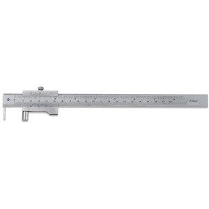 Jauge de marquage Fervi Monoblock finition satinée en acier inoxydable 200 mm, outil de mesure - Product Image 1