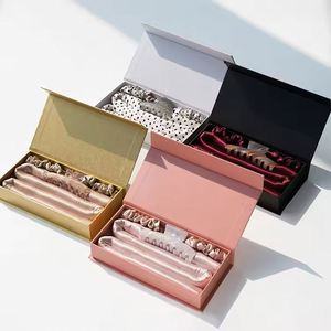 Kit de bigoudis sans chaleur pour ondulations, comprenant un bandeau et un chouchou, 100% Soie de Mûrier, Unisexe, pour boucles de mariage - Product Image 2