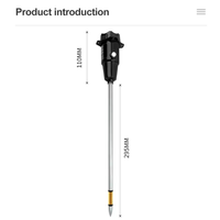 Analyseur d'humidité et de pH du sol 2 en 1, 3-8ph, détecteur de longue sonde en métal, outil de mesure pour plantes et jardin, personnalisable OEM