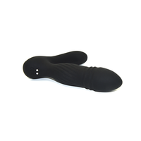 Vibrateur anal à poussée, masseur de prostate, ABS+Silicone, étanche IPX7, rechargeable par USB, pour hommes et femmes