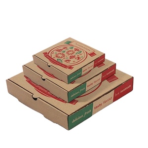Scatole di Carta per <span class=keywords><strong>Pizza</strong></span> Monoporzione Personalizzate con Logo Stampato e Goffratura Gratuita, Confezioni Usa e Getta per Asporto - Product Image 6