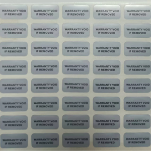 Tùy chỉnh Matte Bạc Pet PVC UV in ấn dầu nước bằng chứng Scratch Glossy dính nhãn dán làm mất hiệu lực điện thoại di động máy ảnh - Product Image 4