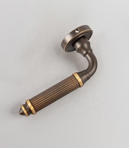 Hot bán khách sạn nhà Vàng Antique Brass Màu cà phê cửa gỗ câm cửa từ khóa xử lý thiết lập - Product Image 6