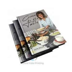 Chất lượng cao bìa cứng Cookbook tái chế in ấn/nhiếp ảnh/nghệ thuật/Bàn cà phê Bìa Cứng in ấn cuốn sách