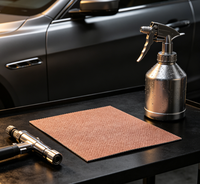 Papier abrasif professionnel 3M 1500 Grit, imperméable, pour ponçage fin automobile