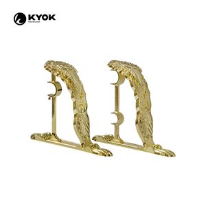 KYOK, модный стиль, в форме листа, латунные держатели для карниза, для внутренней отделки - Product Image 6