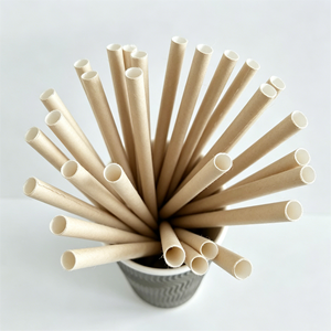 Pailles en papier blancs à prix d'usine, en papier non couché de qualité alimentaire, pour la fabrication de pailles à bulles au Brésil - Product Image 3