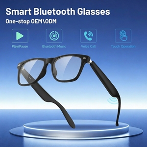Wholesale Wearable Tech Ai Smart Glasses Touch Control Wireless Music Magnetic Charging <b>Speaker</b> Integrated Frame - Product Image 1
