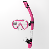 Logo personnalisé adulte plongée en apnée lunettes de natation ensemble sangle en silicone souple anti buée large vue masques de plongée tuba