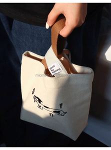 Sac fourre-tout en coton écologique pour femmes, sac de shopping en toile à plusieurs poches, pour les courses, à porter à l'épaule - Product Image 6