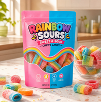 Sachets refermables personnalisés imprimés en héliogravure pour snacks en poudre, thermoscellables, étanches, anti-odeur, anti-humidité, qualité alimentaire, en PE