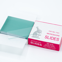Biology Lab Disposable Frosted Transparent Pre-Cleaned 25.4x76.2mm Microscope Glass Slide One End Both Side OEM Customizable