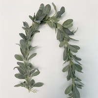 Guirlande d'eucalyptus artificielle personnalisable en gros, couleurs variées, pour la fête des mères et la décoration de Noël à la maison