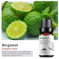 Huile Essentielle Pure Pressée à Froid de Bergamote et de Zeste d'Orange 10ml 100% Pure pour Diffuseur Aromathérapie Vente en Gros Marque Blanche