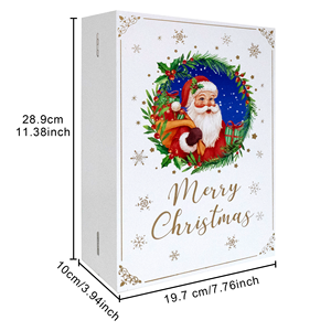 24 Days Family Countdown Surprise <strong>Gifts</strong> <strong>Christmas</strong> LED Wooden Advent Calendar Book 2026 Trending Luxury Home Decoration Supplies - Product Image 5