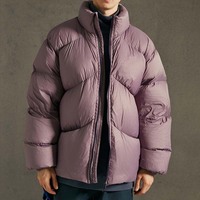 Veste matelassée en toile de haute qualité, coupe-vent, imperméable, à col montant et à capuche, personnalisable, pour homme et femme, hiver, grande taille, chaude