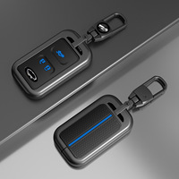Étui de clé de voiture de luxe en alliage de zinc pour Chery Tiggo 3/5X/4/8/GXL/7 (2019-2020) & Arrizo 8 - Résistant aux rayures