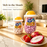 Aimo Biscuits pour bébés semi-mous probiotiques à la fraise, fondants dans la bouche, saveur fruitée, boîte de 16g, durée de conservation 12 mois