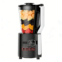 3 programmes automatiques : Smooth, Chunky, Heat, pour un mixage intensif |   Mixeur de table multifonctionnel à commande par bouton à 4 vitesses, puissance élevée