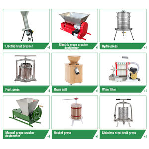 Presse-fruits manuelle à manivelle, machine à broyer les fruits, construction en acier inoxydable, pour la fabrication <span class=keywords><strong>de</strong></span> cidre à domicile, équipement <span class=keywords><strong>de</strong></span> <span class=keywords><strong>verger</strong></span> - Product Image 6
