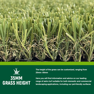 <span class=keywords><strong>Gazon</strong></span> artificiel <span class=keywords><strong>vert</strong></span> extérieur de 35 mm d'épaisseur, tapis en <span class=keywords><strong>gazon</strong></span> synthétique de qualité supérieure pour usage commercial et résidentiel - Product Image 3