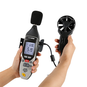 Instrumento de Prueba Ambiental Multifuncional Combinado para Medir Ruido, Iluminación, Velocidad del Viento, Temperatura y Humedad DT-859B - Product Image 3