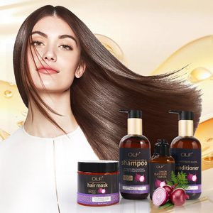 Ensemble de lavage de shampooing de soins capillaires pour femmes ensemble de nettoyage de masque d'huile de conditionneur de <span class=keywords><strong>cheveux</strong></span> de lissage d'oignon - Product Image 3