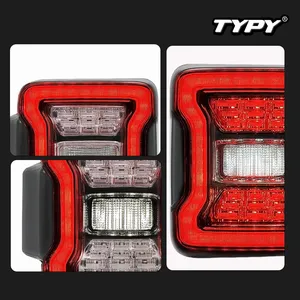 ไฟท้ายรถยนต์ TYPY สำหรับ Jeep Wrangler JK ปี 2007-2024 ไฟหน้าโปรเจคเตอร์ LED ไฟวิ่งกลางวัน อุปกรณ์ตกแต่งรถยนต์ - Product Image 5