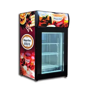 Pemasok Pabrik 50L Display Mini Bar Pendingin Kulkas Freezer untuk Mobil