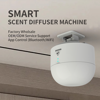 Diffuseur d'arômes de plafond OEM ODM commercial intelligent à commande par application, sans eau, à nébulisation à air froid pour hôtel