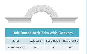 Fresado decorativo de poliuretano de alta densidad OEM de China con ajuste de arco redondo a precio de fábrica con flancos - Product Image 2