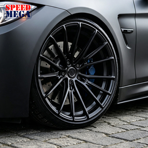 Jantes en alliage léger Speed Mega 20 à rayons multiples, 20 pouces, noir brillant, style sport de luxe, performance - Product Image 5