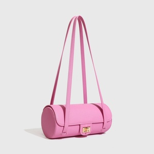 Sacs à main de luxe <span class=keywords><strong>pour</strong></span> femmes, tendance 2026, <span class=keywords><strong>sac</strong></span> cylindrique à <span class=keywords><strong>bandoulière</strong></span> <span class=keywords><strong>pour</strong></span> femmes, mini <span class=keywords><strong>sac</strong></span> à main en cuir PU avec fermoir - Product Image 1