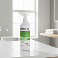 Détergent liquide multi-usages à base de javel Itidet Attivo 12x1 Lt, produit chimique ménager professionnel, best-seller en Italie