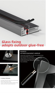 Eloyd 6 + 12A + 6 phong cách Tây nam tự động nâng cửa sổ trượt gỗ khung thép dọc cửa sổ nâng nhôm nâng lên - Product Image 3