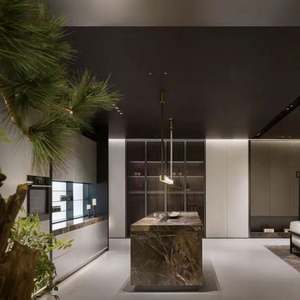 Modern Luxury Modular Wooden Furniture for Living Room Custom <b>Design</b> Fully Luxurious Cabinets for Apartments Villas Hotels - Product Image 3