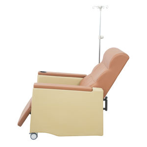 MN-SYY007病院血液ドローイングチェアリクライニング患者寄付チェアマニュアル2つの機能透析チェア - Product Image 6