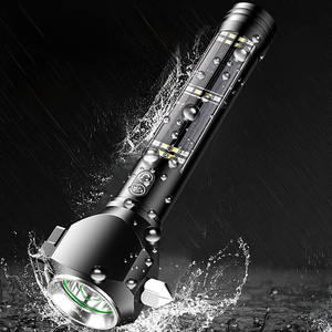 Marteau d'évacuation d'urgence Super Bright Rechargeable LED Flashlight Window Breaker Seatbelt Cutter for <span class=keywords><strong>Car</strong></span> <span class=keywords><strong>Camping</strong></span> Work Light - Product Image 5