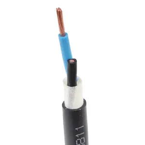 Pvc RVV cable y alambre de 2x4mm con aislamiento de pvc de alambre flexible de cables