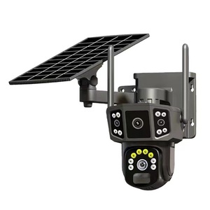 <span class=keywords><strong>Caméra</strong></span> <span class=keywords><strong>solaire</strong></span> V380 extérieure panoramique et inclinable avec détection <span class=keywords><strong>de</strong></span> mouvement, triple vue, vision nocturne HD 4G, Wi-Fi, <span class=keywords><strong>surveillance</strong></span> <span class=keywords><strong>de</strong></span> verger, dôme IP65 - Product Image 5