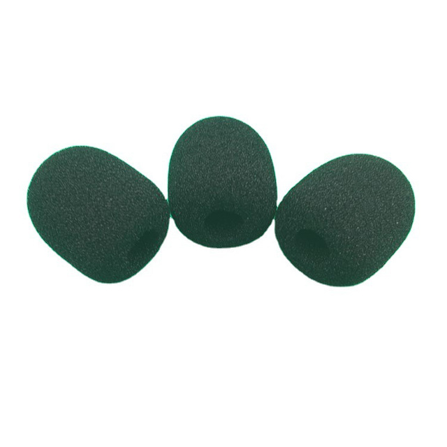 Factory Support customized headset microphone megaphone transmitter Windscreen Sponge Foam Mic Cover microphone sleeve