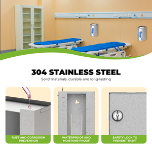Professional Wall Mounted Lockable <b>Glove</b> Dispenser <b>for</b> Cleanroom & Lab - Product Image 4