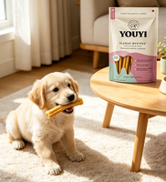 YOUYI Sachet Doypack personnalisé imprimé pour aliments pour chiens, haute qualité, avec fenêtre refermable à fermeture éclair 12 couleurs, qualité alimentaire sans BPA, vente en gros