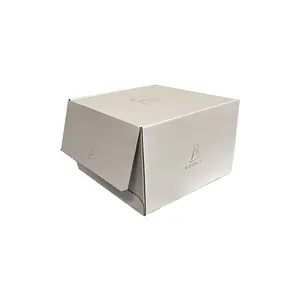 Caja de correo personalizada con logotipo, caja reciclable de papel de aluminio dorado con impresión offset suministrada de fábrica para embalaje de frutas con tira de desgarro