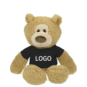 2024 Promotional Gifts Kids Plush Bear Soft Toys Branded Custom Logo Teddy Bear With T-shirt Wholesale Factory Teddy Bear