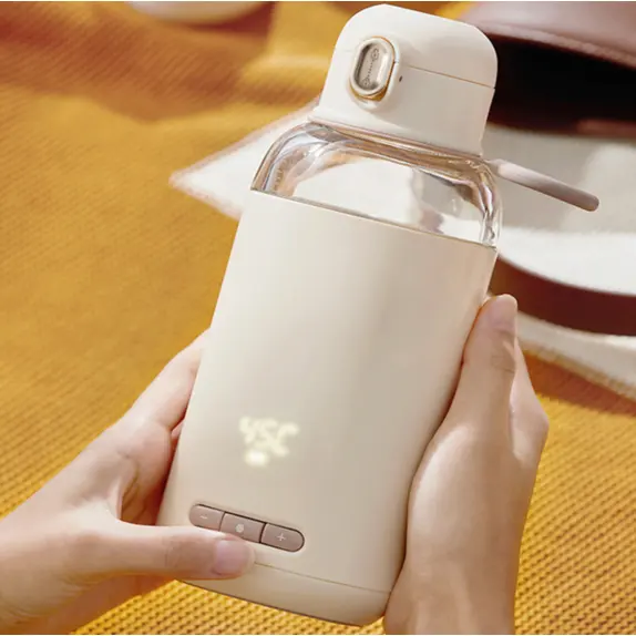 New Smart Hot Bottle Portable Baby Bottle Warmer USB Battery Charge Hand Carry Milk Bottle for Outdoor Travel