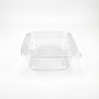 Boîte de présentation transparente en gros pour gâteaux, emballage en plastique recyclable pour pâtisseries, pain et aliments, disponible